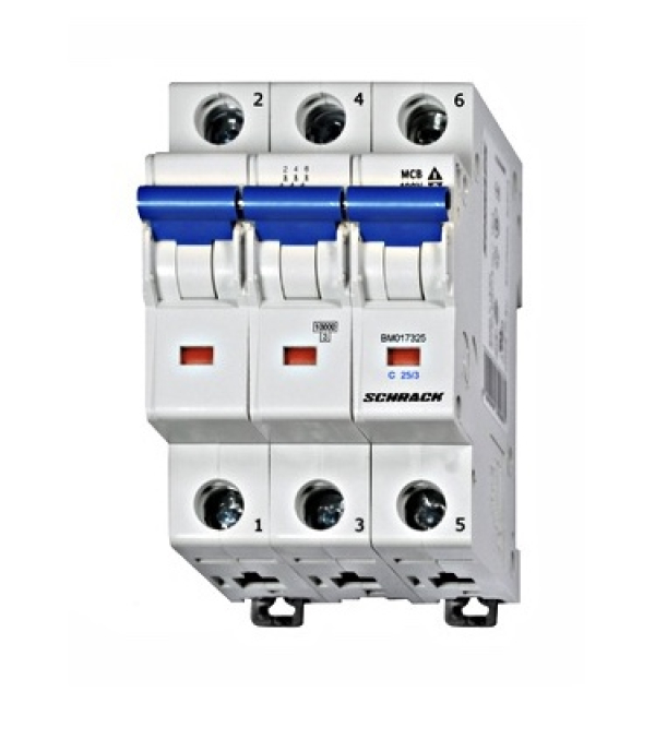 Odklopnik, inštalacijski, karakteristika C, 25A, 3P, 10kA