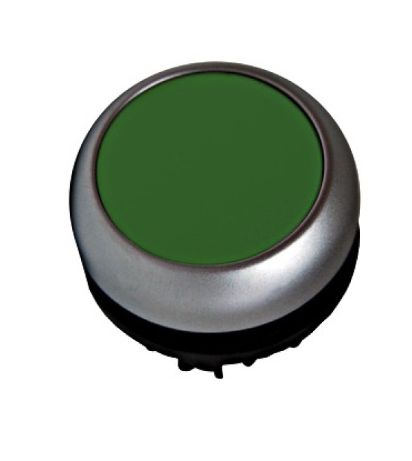 Tipkalo, svetleče, nizko, trenutni kontakt, zeleno