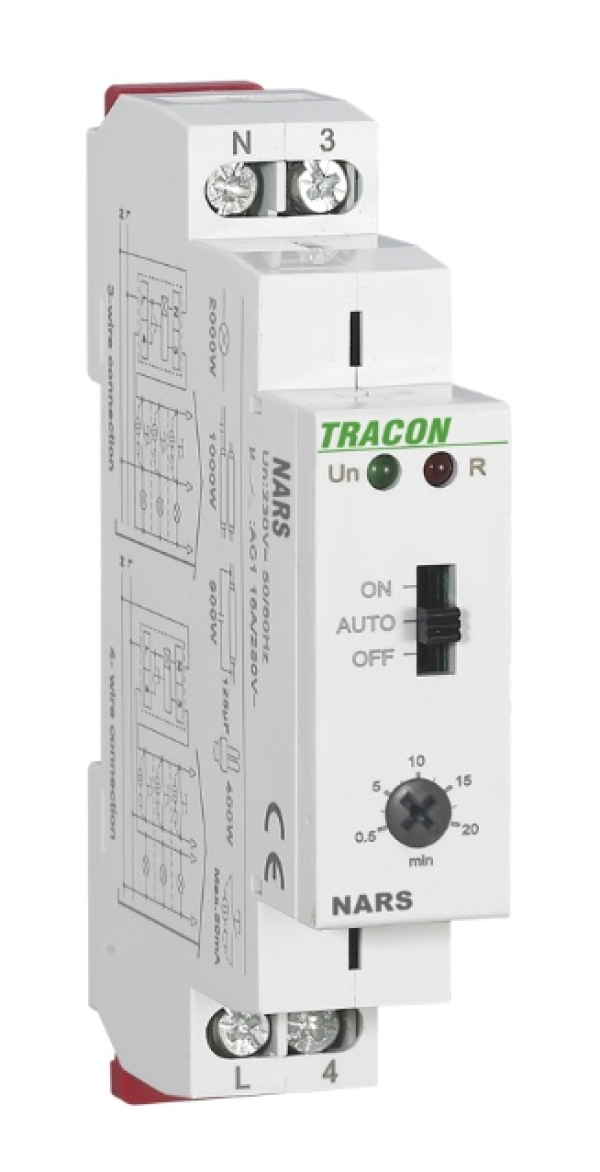 Stopniščno časovno stikalo 0,5s. - 20 min. 16A