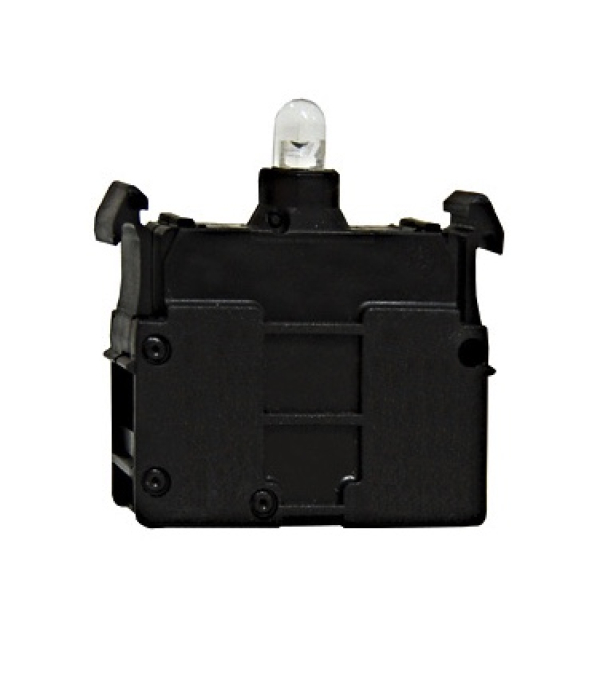 LED, 12-30V AC/DC, zelena, čelna montaža