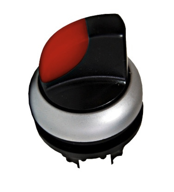 Tipkalo/Stikalo s svetlečim ročajem, 2 položaja, rdeč