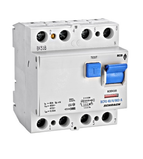 Zaščitno stikalo, RCCB, 40A/4p/30mA, 10kA, A Puls