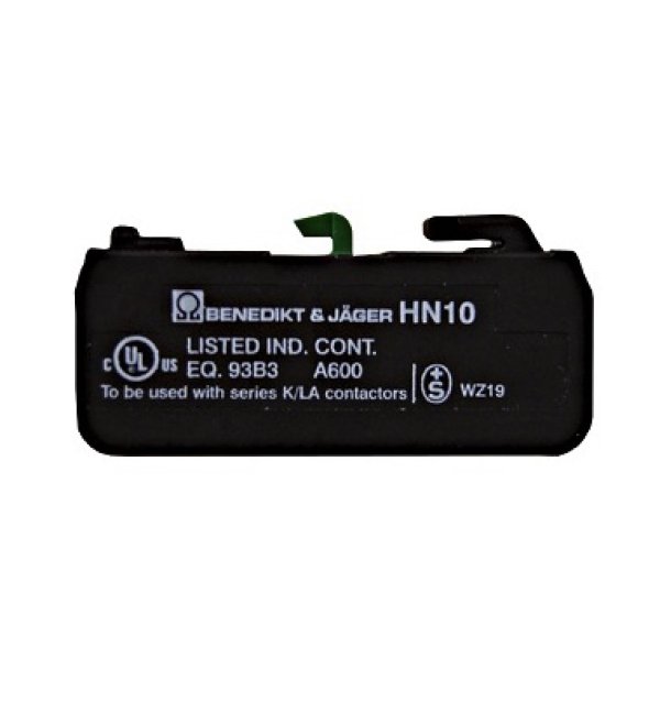 Kontakt, pomožni, čelni, 1 NO, 3A 