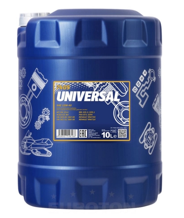 MANNOL UNIVERSAL 15W40 10L