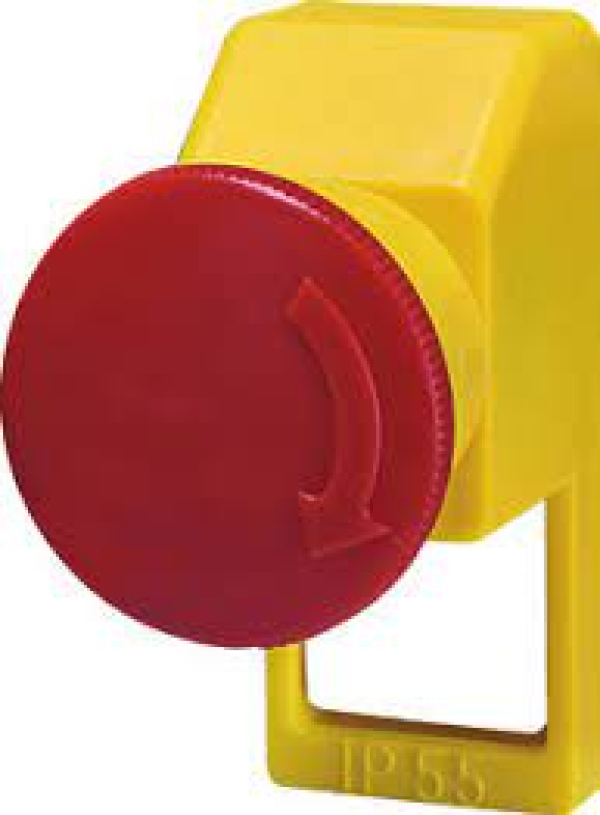 Gobasta tipka zaskočna s ključem izklop v sili MS25