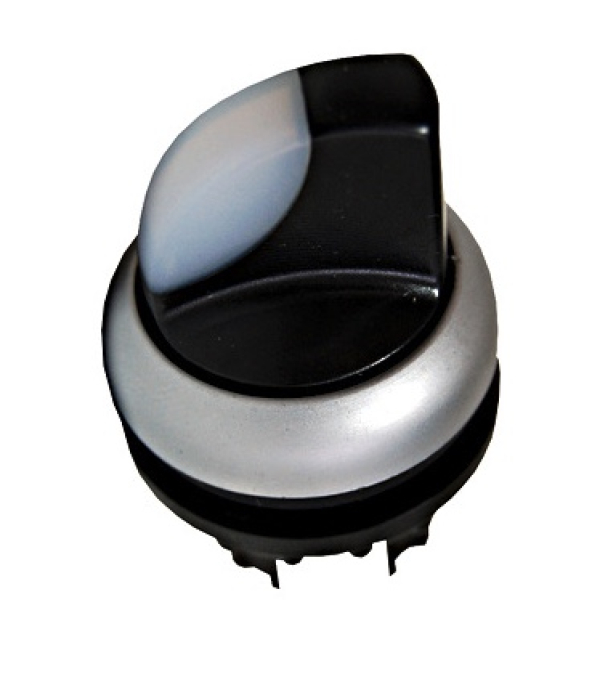 Tipkalo/Stikalo s svetlečim ročajem, 3 položaji, bel