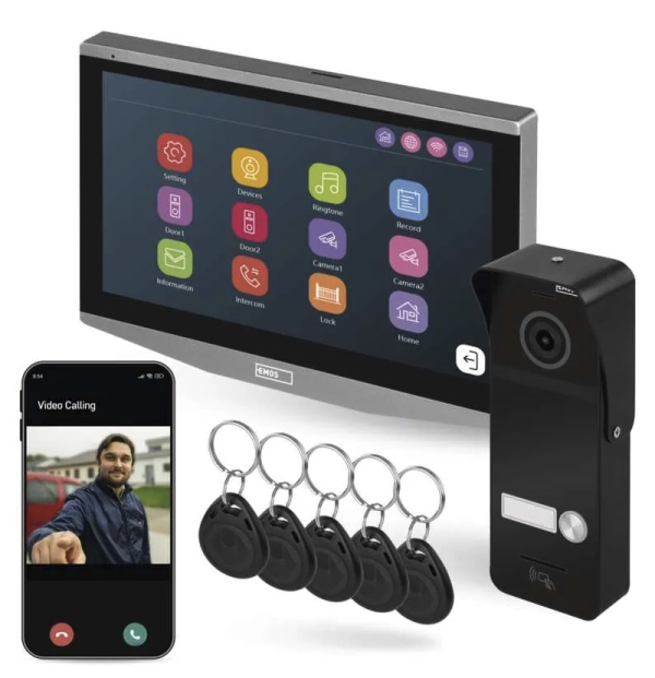 GoSmart Video domofon set EMOS IP-750A z WiFi