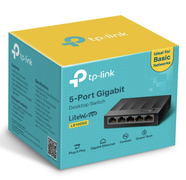 TP-LINK LS1005G 5 port Gigabit mrežno stikalo / switch