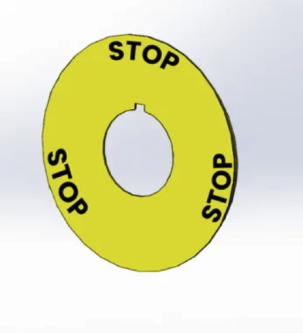 Označevalni krog STOP Ø40, Ø60 ED40, ED60