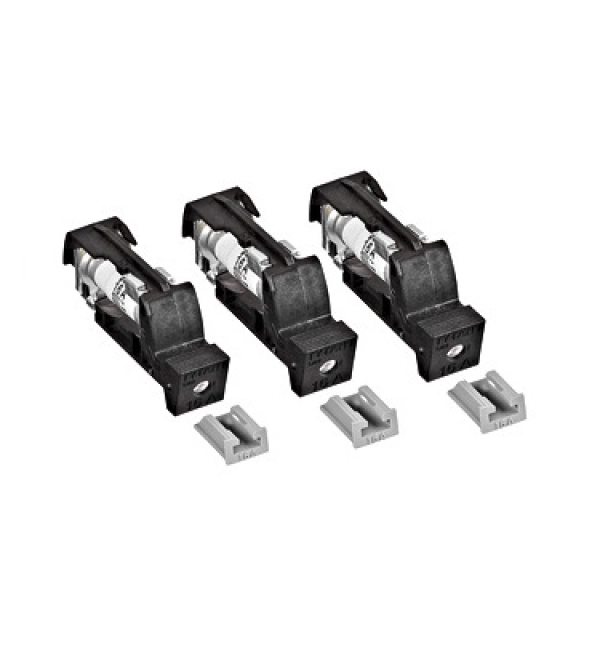 Vtič z D0-taljivimi vložki za TYTAN II, 3 x 16A, komplet