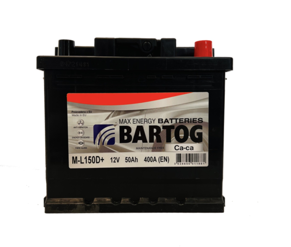 AKUMULATOR 50Ah BARTOG D+ 207X175X190 450A