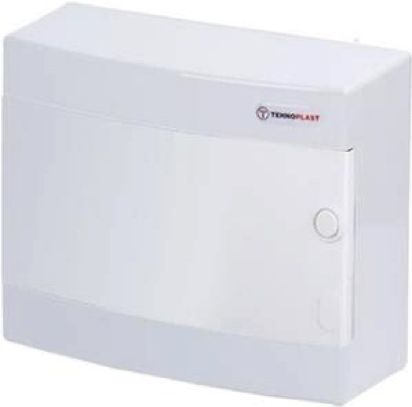 Omara TEHNOPLAST razdelilna 12M N/O N12C, bela vrata