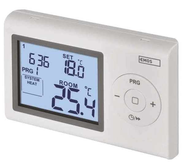 Sobni žični termostat P5607 s programiranjem
