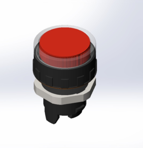 Svetleča tipka rdeča ERL2