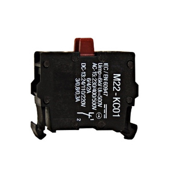 Kontakt, odpiralni, montaža na dno