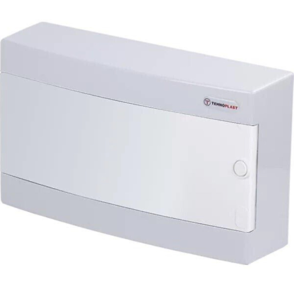 Omara TEHNOPLAST razdelilna 18M N/O N18C, bela vrata