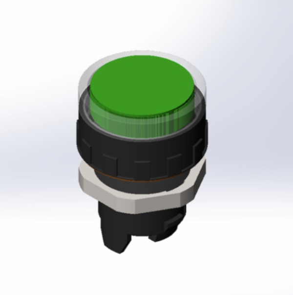 Svetleča tipka zelena ERL3