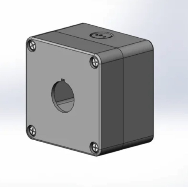 Sivo ali rumeno ohišje z 1 odprtino