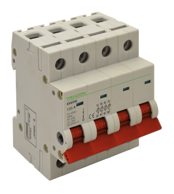 Vrstno ločilno stikalo za velike porabnike 4P 40A