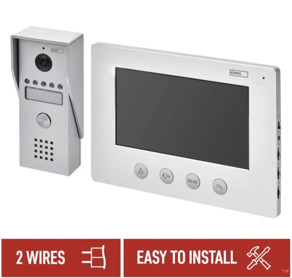 Videotelefon za vrata + kamera EM-03M 2WIRE
