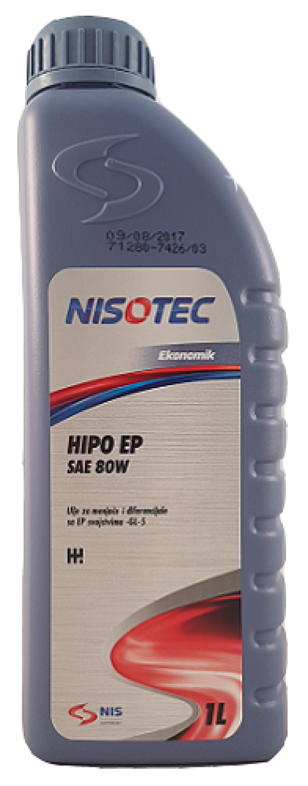OLJE NISOTEC HIPO EP SAE 80W, 1l