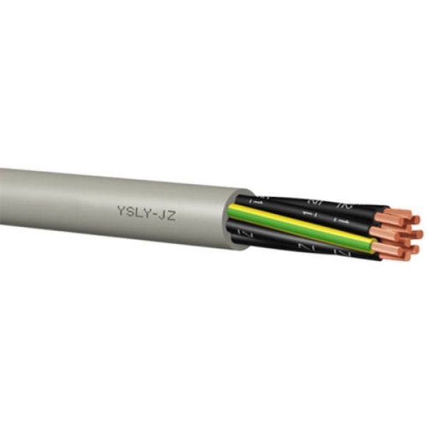 Krmilni kabel YSLY-JZ 25x0.75 mm, sive barve